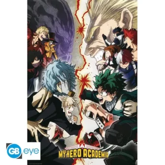 Poster My Hero Academia Héros Vs Vilains 91,5 x 61 cm