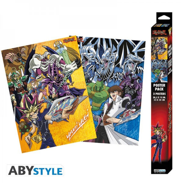 Set 2 Chibi Posters Yu-gi-oh et Kaiba 52×38 1-1 Set de 2 posters chibi yu-gi-oh! avec Yu-Gi-oh et Seto Kaiba. Chaque poster mesure 52 cm x 38 cm