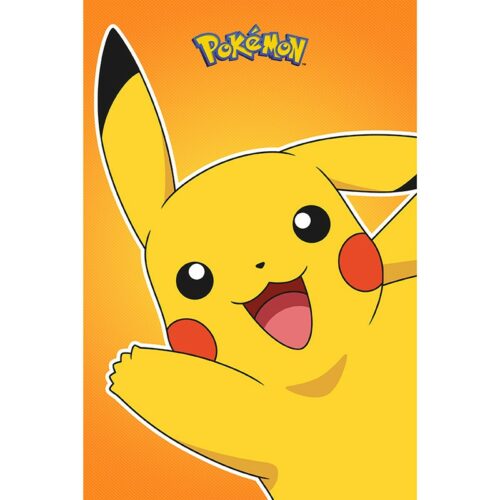 pokemon-pikachu-poster-915-x-61-cm-1-1.jpg POKEMON - Pikachu - Poster roulé filmé (91.5x61)