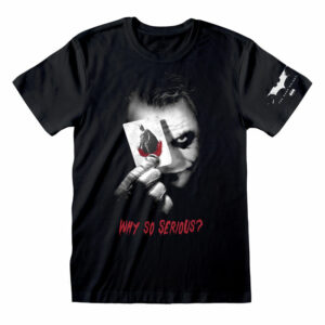 T-Shirt DC - Why So Serious ? Noir