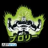 T-Shirt Dragon Ball Super - Broly Noir New Fit