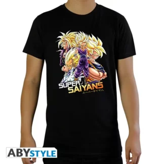 T-shirt Homme Dragon Ball Z Saiyans