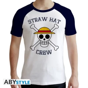 T-Shirt One Piece Straw Hat Crew Skull Premium