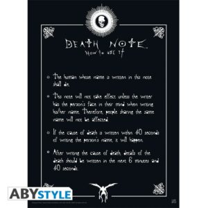DEATH NOTE - Poster "Règles" (52x38)