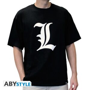 T-shirt Death Note - "L" Noir