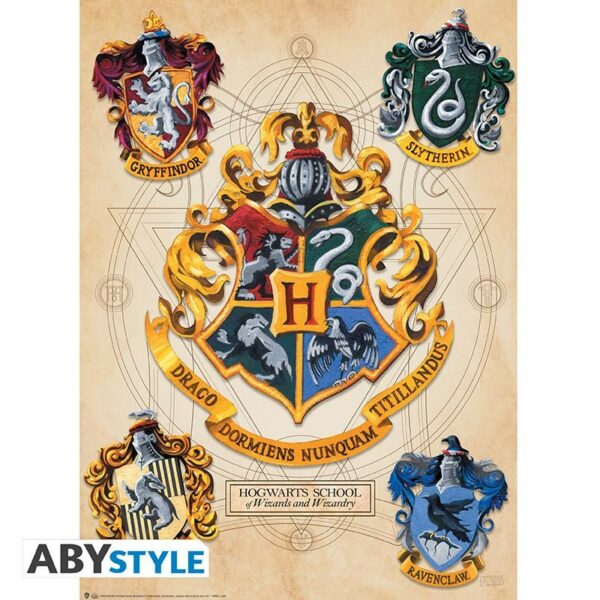 HARRY POTTER - Set 2 Chibi Posters - Blason & Maraudeurs (52x38)