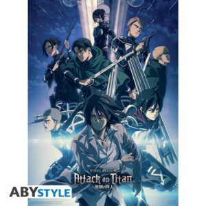 ATTACK ON TITAN - Poster "S4 Groupe" (52x38)