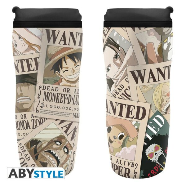 one-piece-mug-de-voyage-wanted-1-1 ONE PIECE - Mug de voyage Wanted