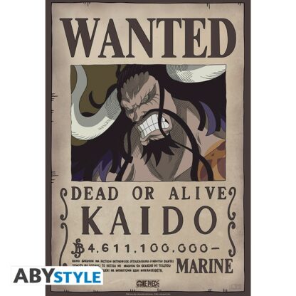 POSTER ONE PIECE WANTED KAIDO 52X35