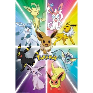POKEMON - Evoli Evolutions - Poster roulé filmé (91.5x61)