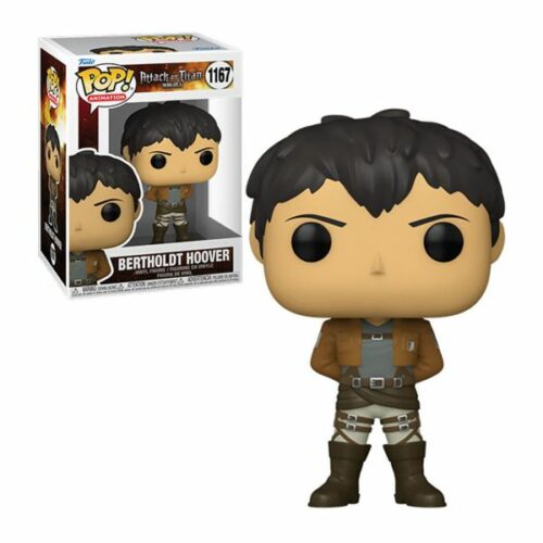 Funko Pop Attack On Titan Bertholdt Hoover 1167 1-1 Figurine Funko Pop Attaque des Titans, Bertholdt Hoover, numéro 1167