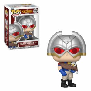 Figurine Funko Pop de la série DC Peacemaker, Peacemaker avec Aiglounet numéro 1232