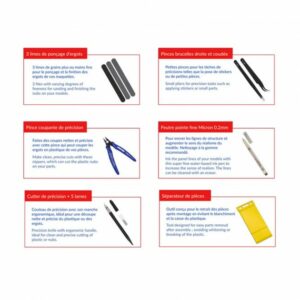 Kit de démarrage d'outils pour maquette Gundam Gunpla