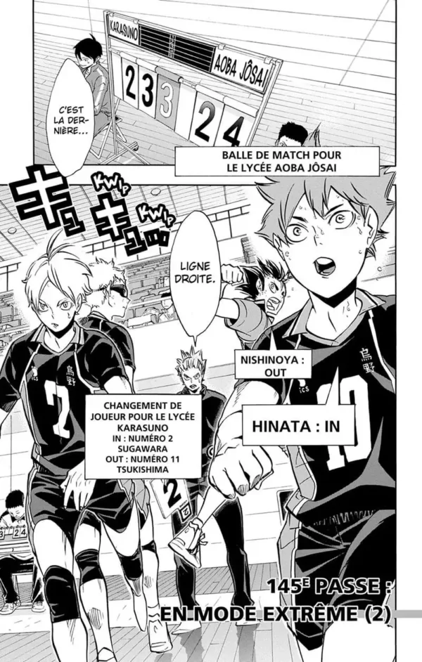 Haikyu Les As du Volley tome 17 1-2 Haikyu !! Les As du Volley tome 17