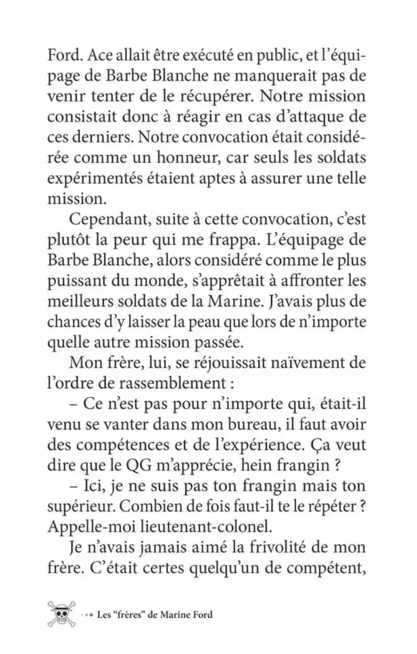 Roman One Piece Histoires de l'équipage