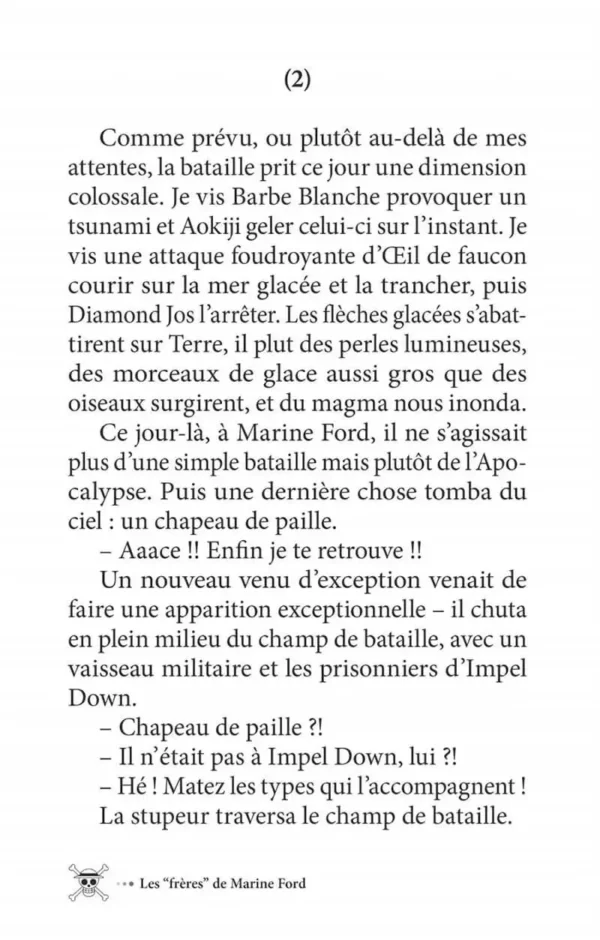 Roman One Piece Histoires de l'équipage
