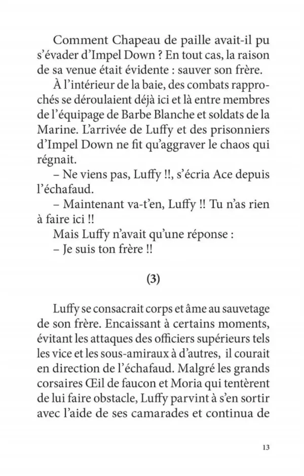 Roman One Piece Histoires de l'équipage