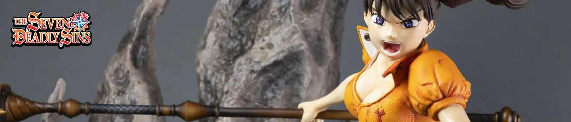 Figurine résine Kitsune Seven Deadly Sins de Diane la géante, alias le serpent de l'envie