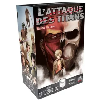 Manga Attaque des Titans Coffret tomes 18 à 22