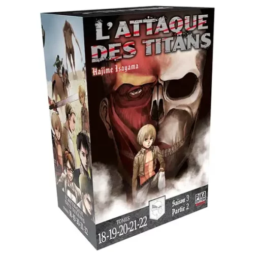 Attaque des Titans Coffret tomes 18 à 22 Manga Attaque des Titans Coffret tomes 18 à 22