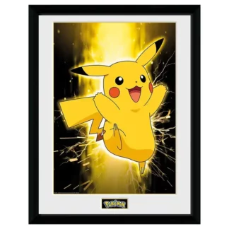 Cadre Pokemon Pikachu 30 x 40 cm