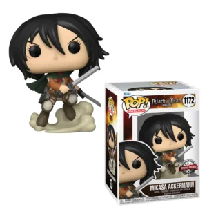 Funko Pop L'Attaque des Titans Mikasa Ackermann numéro 1172 Spécial Edition