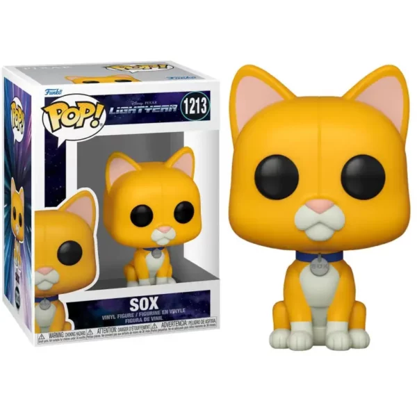 Funko Pop Disney Buzz l'éclair Chat Sox Numéro 1213