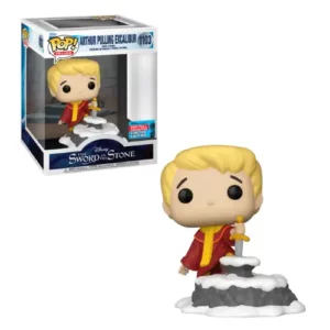 Funko Pop Disney Merlin l'enchanteur Arthur Pulling Excalibur 6 pouces numéro 1103 Fall Convention 2021