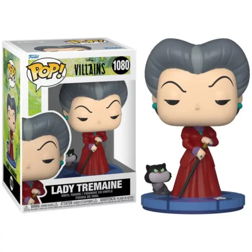 Funko Pop Villains Disney Lady Tremaine 1080 1-1 Funko Pop Villains Disney Lady Tremaine et Lucifer numéro 1080