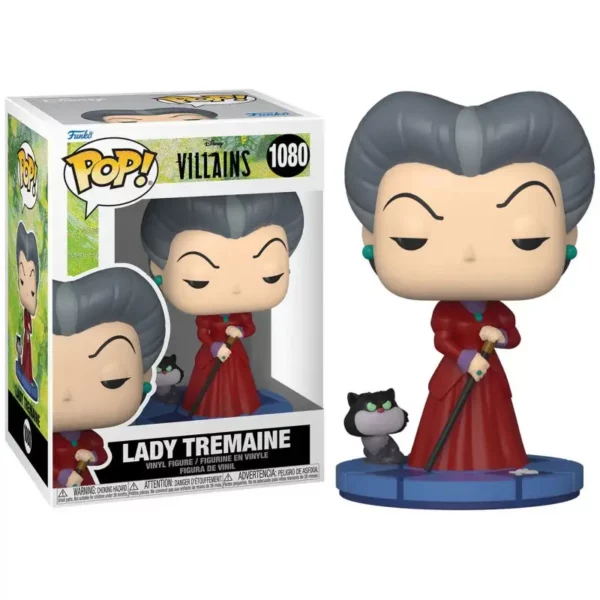 Funko Pop Villains Disney Lady Tremaine 1080 1-1 Funko Pop Villains Disney Lady Tremaine et Lucifer numéro 1080