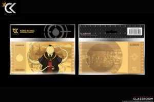 Golden Ticket Cartoon Kingdom Assassination Classroom - Koro Sensei jaune pâle