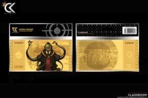 Golden Ticket Cartoon Kingdom Assassination Classroom - Koro Sensei Or Noir