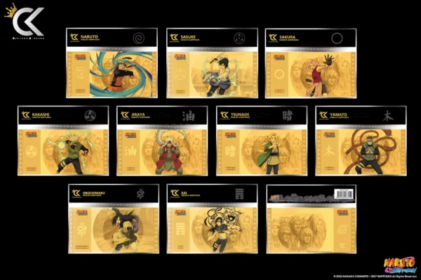 Golden Ticket Cartoon Kingdom Naruto Shippuden - Collection 1 complète