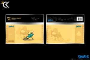 Golden Ticket Cartoon Kingdom The Smurfs, série Schtroumpfs n°1 - Grouchy Smurf, le Schtroumpf Grincheux