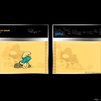 Golden Ticket Cartoon Kingdom The Smurfs, série Schtroumpfs n°1 - Grouchy Smurf, le Schtroumpf Grincheux