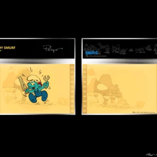 Golden Ticket Cartoon Kingdom The Smurfs, série Schtroumpfs n°1 - Handy Smurf, le Schtroumpf Bricoleur