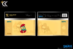 Golden Ticket Cartoon Kingdom The Smurfs, série Schtroumpfs n°1 - Papa Smurf, le Grand Schtroumpf