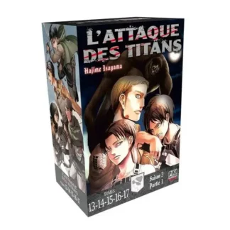 Manga Attaque des Titans Coffret tomes 13 à 17