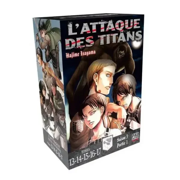Manga Attaque des Titans Coffret Tomes 13 à 17 Manga Attaque des Titans Coffret tomes 13 à 17