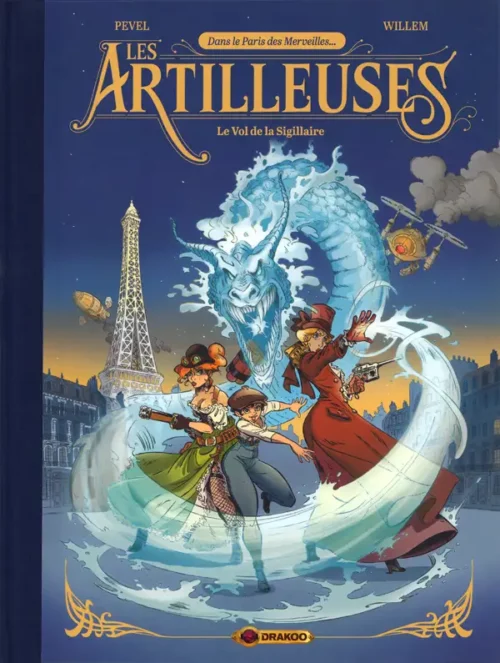 Bande dessinée Les Artilleuses tirage de luxe dos toilé 1/3