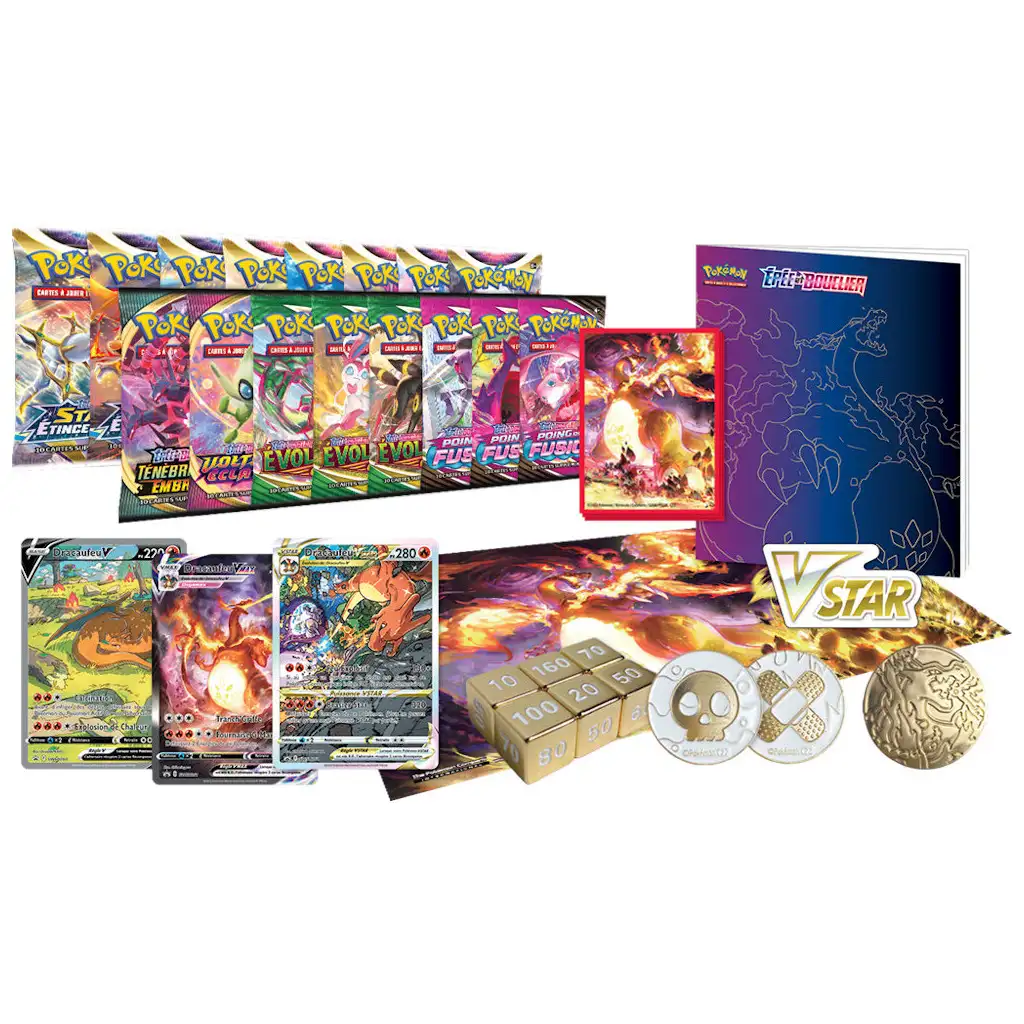 Coffret Dracaufeu Ultra Premium Pokémon Epée et Bouclier