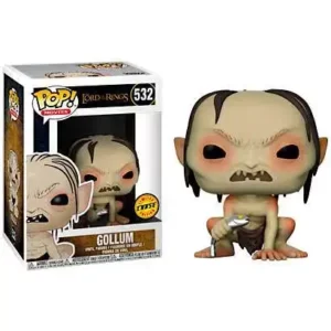 Funko Pop Chase Gollum avec poisson numéro 532, Lord of the Rings, le Seigneur des Anneaux