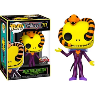 Funko Pop Disney l'étrange noël de monsieur Jack (Nbx) Jack Skellington Blacklight numéro 717, Special Edition réagit à la lumière noire