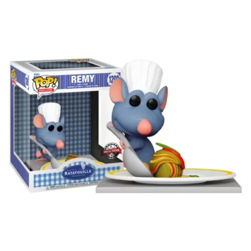 Funko Pop Disney Deluxe Remy Ratatouille 1209 1-1 Funko Pop Disney Deluxe Remy Ratatouille sur Assiette numéro 1209