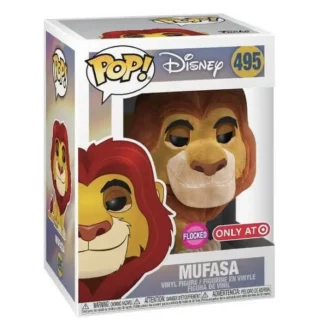 Funko Pop Disney Le Roi Lion Mufasa Special Edition numéro 495 Flocked