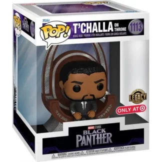 Funko Pop Marvel Black Panther T'challa on Throne Special Edition numéro 1113