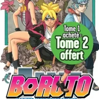 Pack Manga Boruto tome 1 avec tome 2 offert