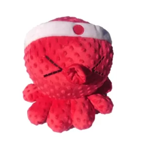 Peluche Pieuvre 3 coloris disponibles : Rouge, Blanc ou Noir, mesure environ 30 cm.