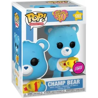 Figurine Funko Pop Chase Bisounours Groschampion Flocked numéro 1203 Special 40 Ans