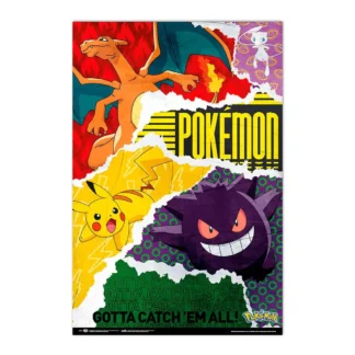 Poster Pokemon Gotta Catch Them All dimensions 60 x 91,5 cm